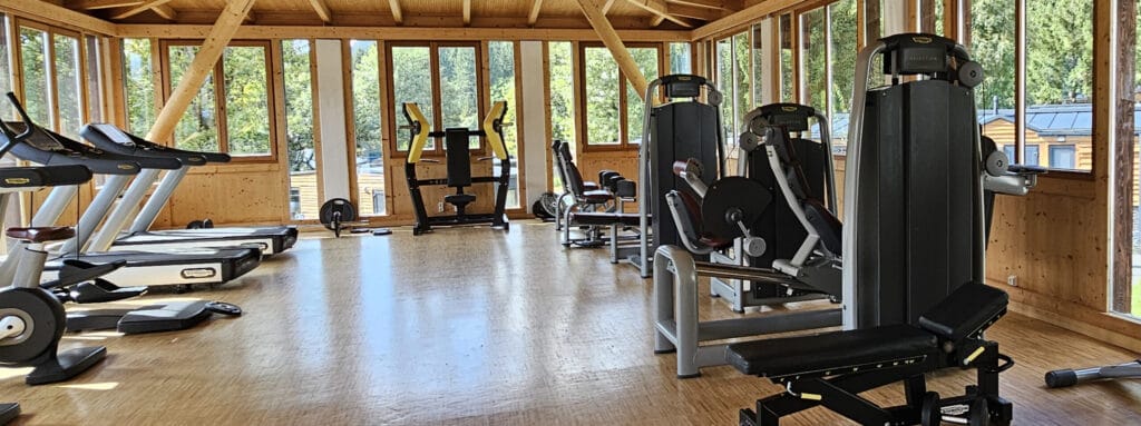 fitness ruimte in het park